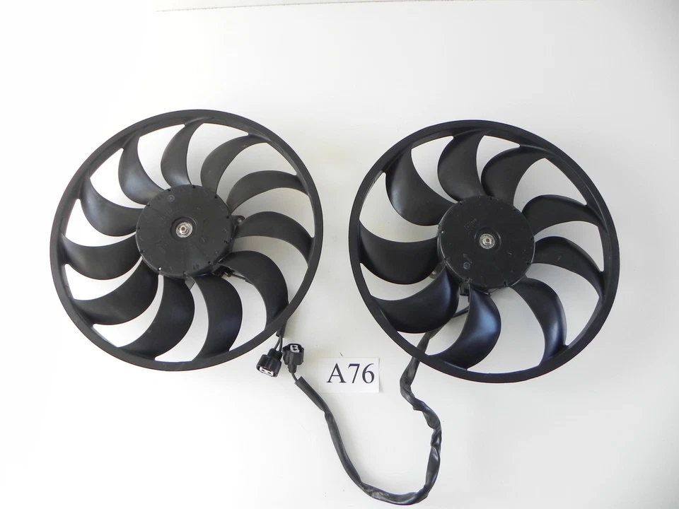 2017 NISSAN 370Z NISMO RADIATOR COOLING FAN SET WITH MOTORS OEM 841 +++ #A76 - Image 1 of 4