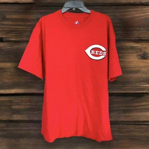 Cincinnati Reds Crew Neck Men’s Logo T-Shirt #2 Majestic XL - Picture 1 of 6