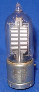 Good Western Electric 203B Triode Vacuum Tube with Gold Pin Tips ca 1920 - Picture 1 of 7