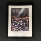 Jeff Leedy Death By Chocolate 1993 Signed And Framed 13.25 X 10 Inches