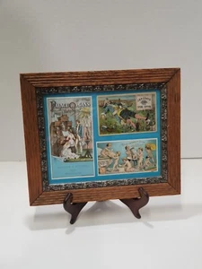Vintage Advertisement Card Picture Frame 9 1/2"x11 1/2" - Picture 1 of 3
