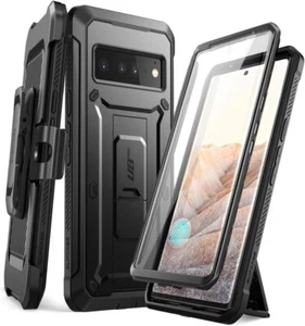 SUPCASE UB Pro Case for Google Pixel 6 PRO Built-in Screen Protector Black - Picture 1 of 3