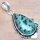 Pendant Ruby Zoisite Gemstone Handmade Mother Day 925 Silver Jewelry 2.25"