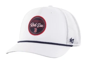 '47 Marke Erwachsene Boston Red Sox weiß Trucker Druckknopflasche verstellbar Mütze - Bild 1 von 5