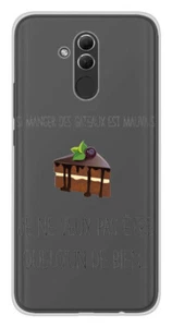 Coque en silicone imprimée compatible Huawei Mate 20 Lite Manger des gâteaux - Picture 1 of 3