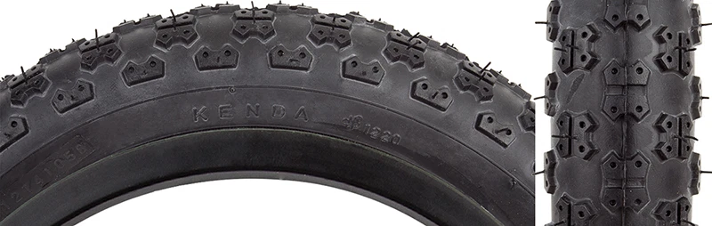 KENDA MX3 BLACK 12 1/2 X 2 1/4" BMX BIKE BICYCLE TIRE NEW  - Image 1 of 1