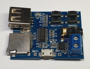 Placa decodificadora MP3 - Reproductor de MP3 - Tarjeta USB o SD - Enchufe para auriculares - Envío y devolución gratuitos del Reino Unido - Imagen 1 de 6