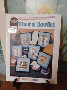 Mary Engelbreit Chair of Bowlies Cross Stitch Pattern Leaflet #206 - Picture 1 of 5