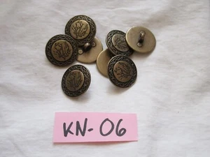 10x Knöpfe Trachtenknöpfe MESSING Metallknöpfe Tanz Maibaum GROß EDEL KN-06 - Picture 1 of 4