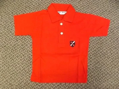 Tom Pulgar De Colección Años 50 NUEVO NOS Rojo Audaz Delgado Acrílico Tejido Verano Polo Niños 3 Foto 1 de 3