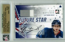 Zach Boychuk Auto Jersey 2008-09 ITG Ultimate Memorabilia Future Star