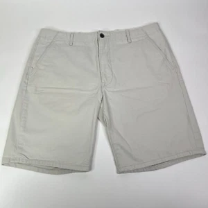 Levis Shorts Mens 36 Khaki Light Beige Tan Chino Straight Leg - Picture 1 of 7