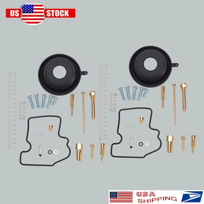 2PCS For 2005-13 Kawasaki Brute Force 650 4x4 Carburetor Carb Rebuild Repair Kit - Image 1 of 4