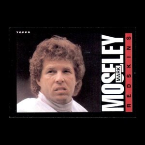 Mark Moseley 1985 Topps Washington Redskins #186