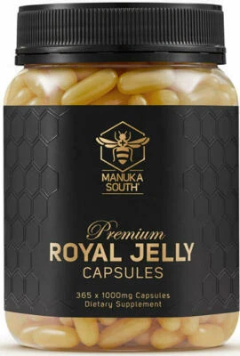 Manuka South PREMIUM Royal Jelly 1000mg - 320 Caps - NEW ZEALAND made - Image 1 of 3