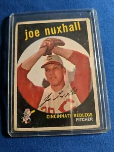 1959 Topps Set Break #389 - Joe Nuxhall CINCINNATI REDLEGS - Picture 1 of 2
