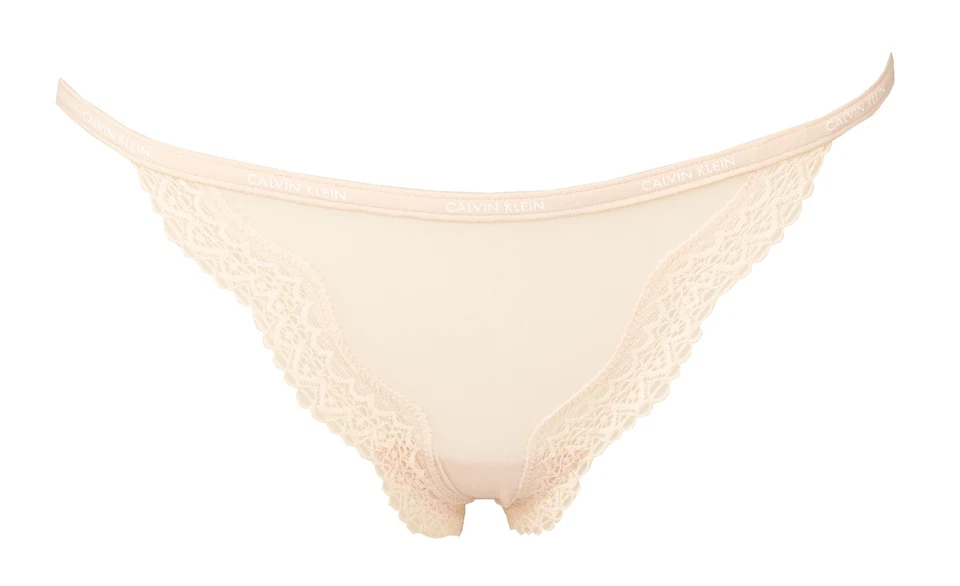 CK CALVIN KLEIN Mujer Calzoncillos Visibles Elástico Picadura Pantalón con Logo y Encaje Und Foto 1 de 1