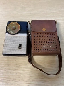 SONY TR-63 TRANSISTOR SIX SUPERHET TRANSISTORRADIO schwarz mit Koffer gebraucht - Bild 1 von 8