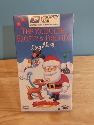 The Rudolph Frosty & Friends Sing Along Kids Christmas Songs VHS - Sealed  - Image 1 of 2