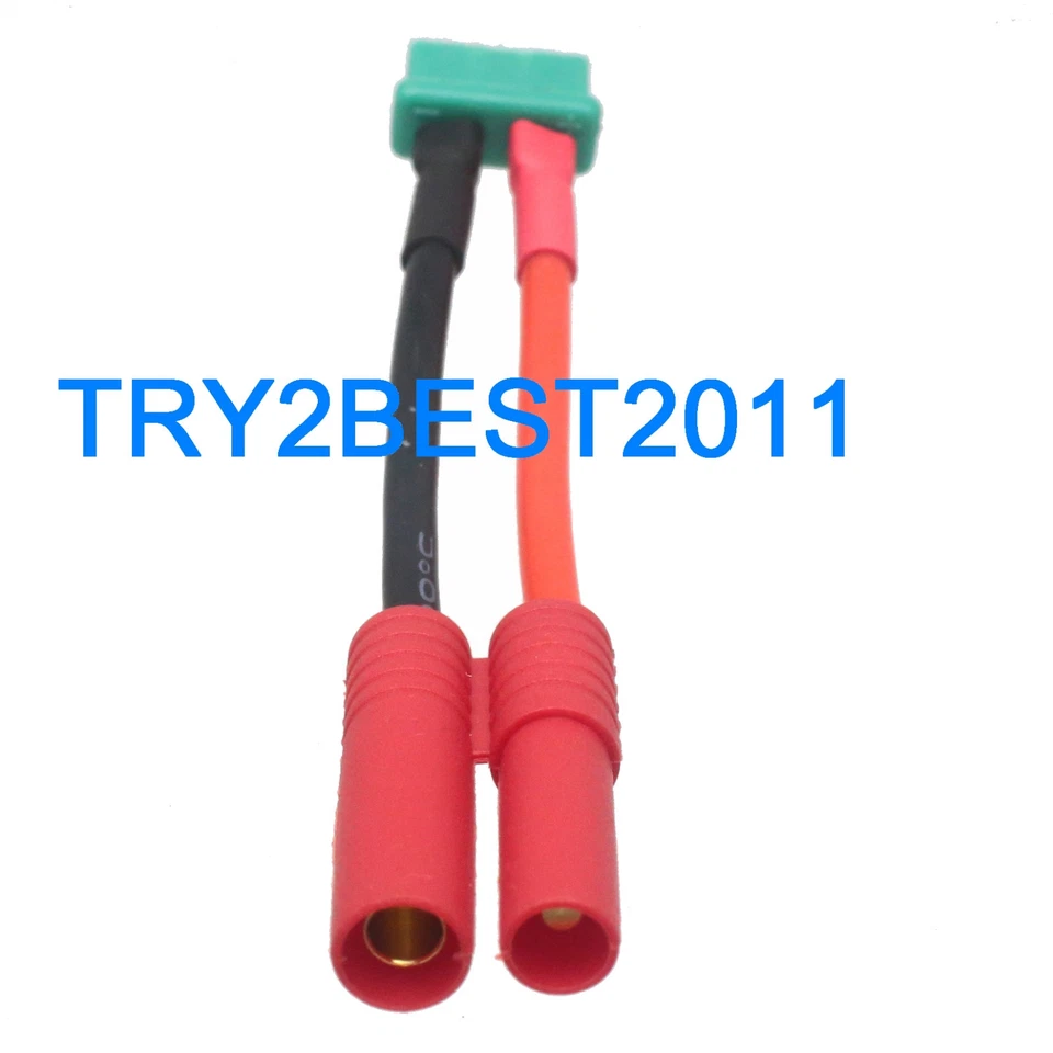 HXT 4MM Male Bullet to MPX Multiplex Female Connector/Adapter/Cable - Image 1 of 1