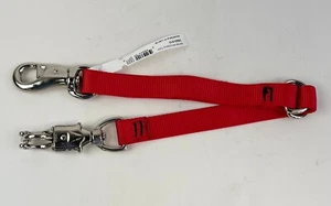 Adjustable 1-inch Cross Tie Red Horse Lead Rope Equine approx 36 inches - Picture 1 of 3
