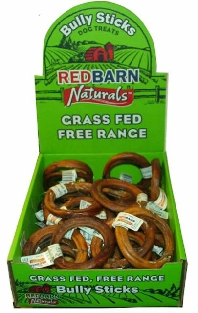 Redbarn Naturals Small Bully Ring Chews Dog Treat 35 pcs