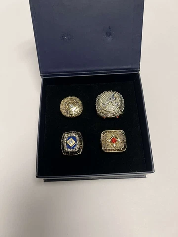 Atlanta Braves A-List World Series Ring Set (1914, 1957, 1995, 2021) Cover