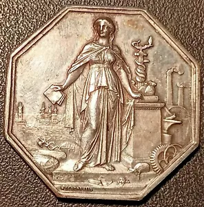 Marke Achteckig Ar - Gesellschaft Anonym Kredit Industrie Und Gewerbe 7-5-1859 - Bild 1 von 3