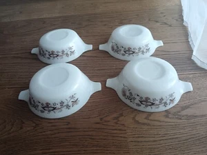JAJ Pyrex 4 Handle Bowls Vintage Retro 70s - Bild 1 von 6