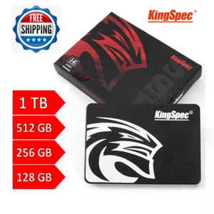 KingSpec 2.5" SATA SSD 128GB 256GB 512GB 1TB SATA III Solid State Drive - Picture 1 of 13