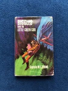 Biggles And The Little Green God. Captain W.E. Johns 1st Edition Dust Jacket - Picture 1 of 16