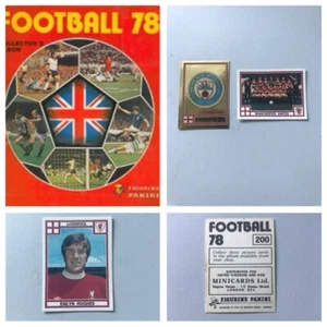 Panini Fussball 1978 Sticker. Komplettieren Sie Ihr Set, verschiedene Mengen verfügbar - Bild 1 von 1
