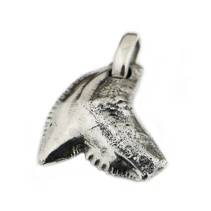 925 Sterling Silver Shark Teeth Pendants Charm Punk Jewelry TA85D - Picture 1 of 9