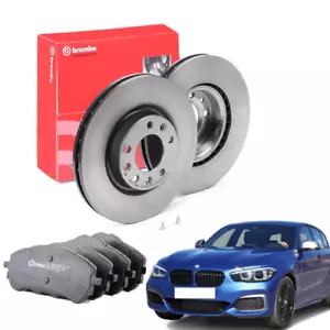 KIT DISCHI + PASTIGLIE BREMBO ANTERIORI PER BMW SERIE 1 F20 21 284MM 10-> - Foto 1 di 9