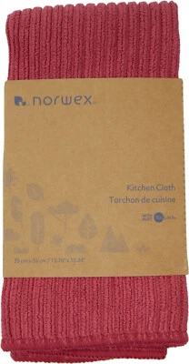 Norwex Channel Textured Kitchen Cloth - Pomegranate (35cmx26cm / 13.78″×10.24")