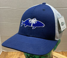 NWT REP YOUR WATER RYW SOUTH CAROLINA REDFISH HAT BLUE/WHITE SNAPBACK RYW