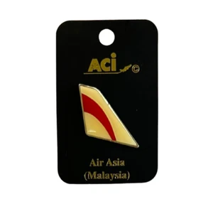 13245 AIR ASIA MALAYSIA AIRLINE TAIL PIN TAIL FIN LAPEL PIN BADGE - AVIATION - Picture 1 of 2