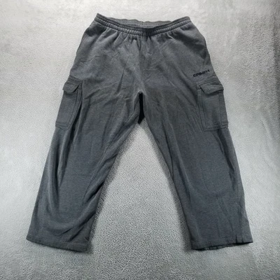Pantalones de chándal rectos de carga polar gris XL de colección And1 para hombre baloncesto gimnasio Y2K Foto 1 de 4