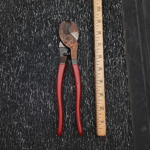 Klein Tools 63050 9-1/2" Cable Cutters High Leverage Pliers USA 4/0 AWG See Pics - Picture 1 of 9