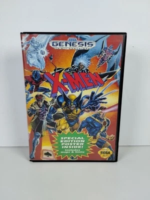 X-Men (Sega Genesis, 1993) CIB - Tested - Free Shipping  - Image 1 of 4