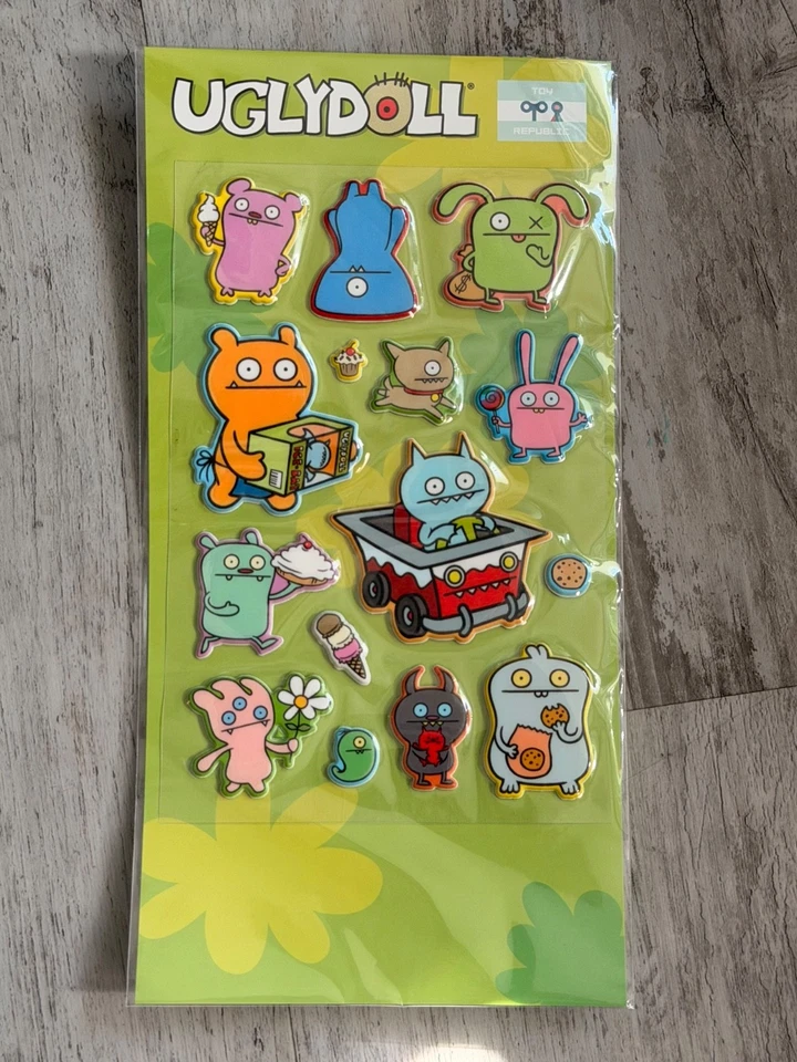 Uglydoll РЕДКАЯ Японии эксклюзивный пухлый набор наклеек - Изображение 1 из 1