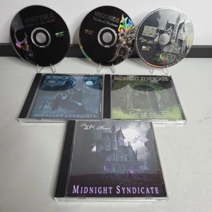 Midnight Syndicate 3 CD Lot 13th Hour Realm Of Shadows Halloween Dark Synth - Picture 1 of 14