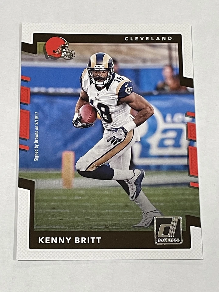 2017 Donruss Football #81 - Kenny Britt - Cleveland Browns - Image 1 of 2