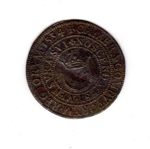 FRANKREICH TOKEN TOKEN HENRI II RECHNUNGSKAMMER 1554 PARIS KUPFER SELTEN - Bild 1 von 4