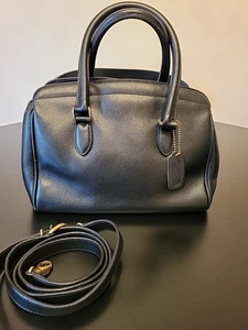 COACH Vintage Madison Sutton Satchel Black 4410 Italy ๐ฎ๐น - Picture 1 of 21