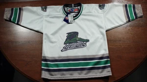 Camiseta deportiva juvenil Florida Everblades de hockey de ligas menores ECHL SP blanca nueva con etiquetas - Imagen 1 de 7