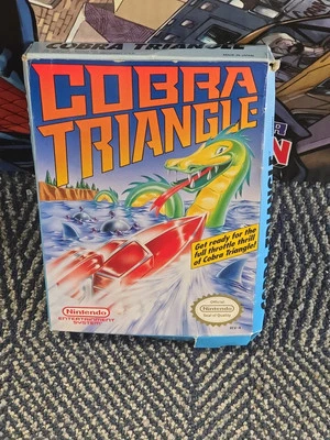 Cobra Triangle (Nintendo Entertainment System, 1989) w Box. NO Manual! - Image 1 of 2