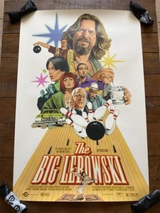 Póster de la película The Big Lebowski impresión artística tipo Paul Mann Coen Brothers mondo sdcc - Imagen 1 de 12