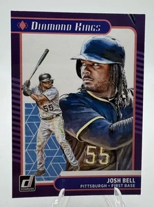 Béisbol Panini Donruss 2021 Josh Bell Diamond Kings #25 Pittsburgh Pirates - Imagen 1 de 2