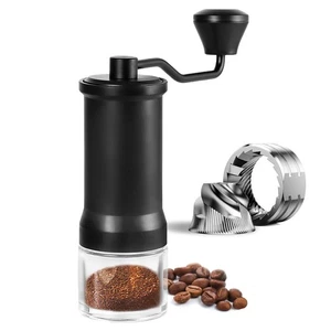 Manual Coffee Grinder - Adjustable Conical Burr Mill for Espresso, French Pre... - Picture 1 of 9